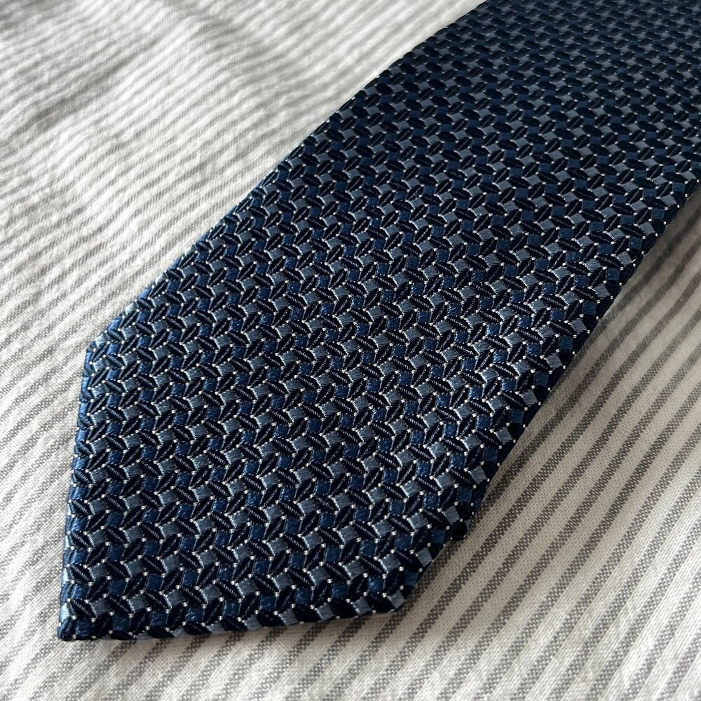 Simons Neck Tie Blue 100% Silk